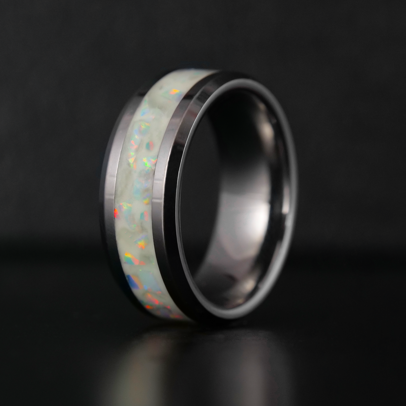 Custom Birthstone Ring with Glowstone - Patrick Adair Designs