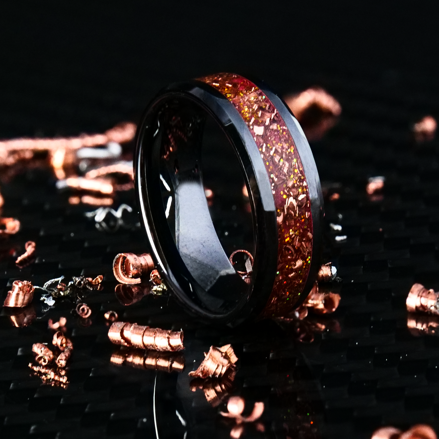 Radiant Bronze/Copper Glowstone Ring - Patrick Adair Designs