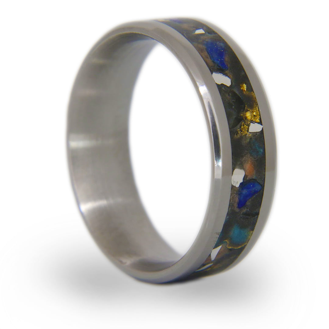 Custom Titanium Glowstone Ring | Patrick Adair Designs