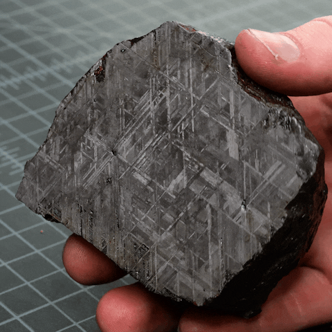 Group of Patrick Adair Designs meteorite rings