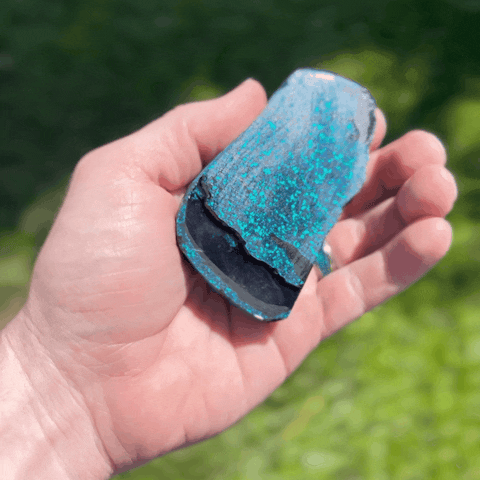 Lavender opal ring