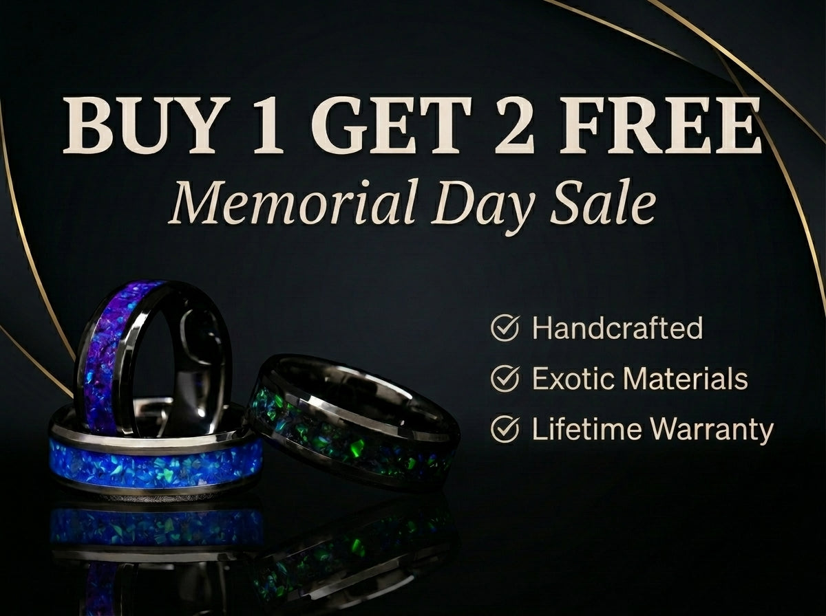 Buy 1 Get 2 Free Memorial Day Sale featuring Glowstone rings
